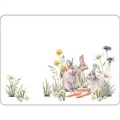Produktbild: Ambiente Platzset Tischset 40 x 30 cm PVC mit dünnem Schaumrücken Ostern Osterhasen Frühling Serie Carrot Treat
