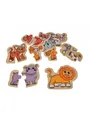 Produktbild: Eichhorn Wooden Animal Puzzle 16 pcs.