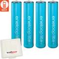 Produktbild: 4 x Eneloop LITE AAA Micro Akkus - Akku für DECT Telefon -bis zu 3000 LADEZYKLEN