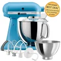 Produktbild: KitchenAid Artisan Küchenmaschine 4,8L 5KSM175 Velvet Blue Zubehöraktion