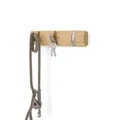 Produktbild: Umbra Flip Wandgarderobe mit 3 Haken Naturfarben, Platzsparende Garderobenleiste