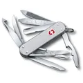 Produktbild: Victorinox Schweizer Taschenmesser Mini Champ Alox, Klein, 15 Funktionen, Swiss Made, Multitool mit Brieföffner, Kapselheber, Drahtabisolierer, Silber
