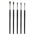 Produktbild: 5 Stück Professionelle Nagel PinselNageldesign Pinsel Nail art Pinsel SetNäge...
