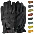 Produktbild: German Wear Lederhandschuhe Driving-GL1 Driving Autofahrer Lederhandschuhe echtes Leder schwarz 7=S