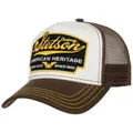 Produktbild: Stetson American Heritage Trucker Cap Herren Snapback mit Netzeinsatz Meshcap Sommer Winter Baseball Dunkelbraun One Size Small