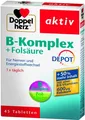 Produktbild: DOPPELHERZ B-Komplex+Folsäure Tabletten 0,3 g