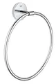 Produktbild: GROHE Start Cosmopolitan - Handtuchring (Material: Glas/Metall, vedeckte Befestigung, zum Kleben oder Bohren), Chrom, 41167000