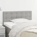 Produktbild: vidaXL Kopfteil Hellgrau 90x5x78/88 cm Stoff
