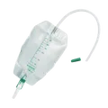 Produktbild: B. Braun Melsungen AG URIN BEINBEUTEL 500 ml Antirefluxvent.60 cm kürzb. 1 St 11145150