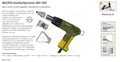Produktbild: PROXXON Micromot MH 550 Heißluft Pistole 27130 Fön 500W 550°C 180l/m 230V / 50Hz