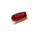 Produktbild: Today – Waschbürste mit Ergonomischem Griff – Gewellte Halbharte Borsten – Entfernt Schmutz und Flecken Ohne Stoffe zu Beschädigen – Leicht zu Reinigen – 15x7,5 cm – Rot