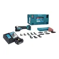 Produktbild: Makita DTM52T1JX2 Akku Multitool 18V Starlock Max + 1 Akku 5Ah + Lader + Zubehör