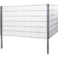 Produktbild: FLORAWORLD Doppelstabmatte, HxLxT: 103 x 251 x 1,7 cm, Stahl, silberfarben