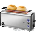 Produktbild: Unold 38915 edelstahl/schwarz Doppel-Schlitz-Toaster für 4 Scheiben