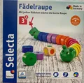 Produktbild: Selecta Spiel & Puzzle Fädelraupe Würfelspiel Holzspielzeug Kleinkindspiel 63005