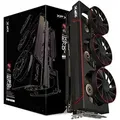 Produktbild: XFX RX 7800XT Quick Siler Black Limited GAMING 16GB DDR6 3x retail - 16.384 MB - Braun