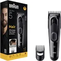 Produktbild: Braun HC5510 HairClipper Haarschneider schwarz 17 Schnittlängen kabellos präzise