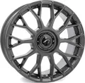 Produktbild: Damina Performance DM10 anthrazit - Inlay black 8.5x19 ET30 - LK5/112 ML72.6 Alufelge grau