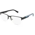 Produktbild: Lacoste L2305 Unisex-Brille inkl. Gläser Vollrand Halb Metall-Gestell 54/19/145, schwarz