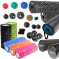 Produktbild: Sporttrend 24® Faszienbälle, Duobälle, Massagebälle & Faszienrollen | Verspannungen/Blockaden lösen, Muskulatur lockern und Durchblutung anregen (Faszienball Cork 6,5 cm)
