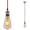 Produktbild: Paulmann - Pendelleuchte Vintage rot, brüniert Pendelleuchte