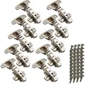 Produktbild: SOTECH 10 Stück Hettich Sensys 8645i TH52 110 Grad Eckanschlag Standard Scharnier inkl M4x16mm Schrauben Höhe (Distanz): 1,5 mm mit Soft Close Automatikscharnier Integrierter Dämpfung Scharniere