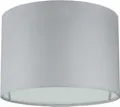 Produktbild: Wogati® Premium Lampenschirm E14/E27 Baumwolle|Farbe: Grau/Größe: Ø20cm Höhe 16,2cm
