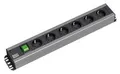 Produktbild: Bachmann 300.011 Standard 2U Schwarz Grau 6 AC-Ausgänge 2 m Überspannung ~D~