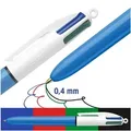 Produktbild: BIC 4-Farb-Kugelschreiber »4 Colours Orginal« Schreibfarben: blau / schwarz / rot / schwarz