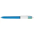 Produktbild: BIC 4-Farben-Kugelschreiber 4 Colours Original hellblau/weiß, Schreibfarbe:...