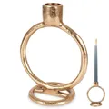 Produktbild: Goldener Aluminium-Kerzenständer 15 cm