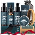 Produktbild: Bartpflege Set für Männer 10 in 1 Hochwertig Bart Geschenke für Männer - 60ML...