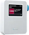 Produktbild: BLAUPUNKT PIB 100 Steckdosen Internetradio, WLAN Empfang, großes Farb-Display, Steckdose Digital Radio mit Bluetooth, Wecker, kleines Steckdosenradio, dimmbar, Senderspeicher, Sleeptimer, Weiß