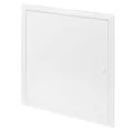 Produktbild: AWENTA 450 x 450 mm ABS-Inspektionsklappe für Lüftungssysteme, Rauchrohre, Wasserzähler – Kunststoff-Inspektionstür – Weiße Revisionstür