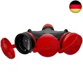 Produktbild: KEL 3-fach Schuko Kupplung für Kabelkonfektionierung - IP44 Verteilsteckdose