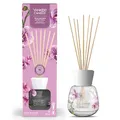 Produktbild: Yankee Candle Signature Diffusor mit Rattanstäbchen | Wild Orchid | 100ml | bis zu 10 Wochen Duft | Recycelbare Verpackung | Perfekte Geschenke für Frauen
