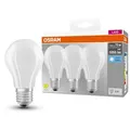 Produktbild: 3er Pack OSRAM LED BASE E27 Lampe matt 7,5W Ersatz für 75W neutralweiß 4000K