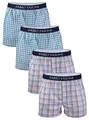 Produktbild: Fabio Farini - 4 er Boxershorts Webboxer Herren Boxer Shorts Unterhose Unterwäsche Baumwolle - Set 11a M