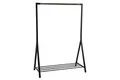 Produktbild: AC Design Furniture Keld Kleiderständer schwarz, Garderobenständer mit Ablage, Schlafzimmer, Flurgarderobe aus Metall, 1 Stk.
