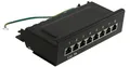 Produktbild: RED4POWER CAT.5e Patchpanel R4-N107S, 8-fach, schwarz