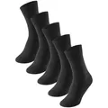 Produktbild: SCHIESSER Herren Socken - Bluebird, 5er Pack, Baumwollmix Schwarz 39-42