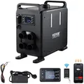 Produktbild: VEVOR 5-8KW Dieselheizung 12 V / 24 V All in One Diesel-Luftheizung mit Bluetooth App-Steuerung & Fernbedienung & Anzeigebildschirm & CO-Alarm, schnell aufheizende vertikale tragbare Dieselheizung