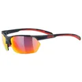 Produktbild: Uvex sportstyle 114 Wechselscheiben Fahrradbrille Sonnenbrille grey-red