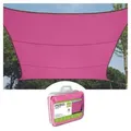 Produktbild: Perel Sonnensegel, wasserabweisend, 4 x 3 m, 160 g/m2, Polyester, Rechteck, Fuchsia