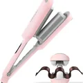 Produktbild: TYMO ROVY Welleneisen 32mm Ionen Keramik Lockenstab 4 Temperaturen Beach Waves