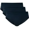 Produktbild: CALIDA Herren Slip, 3er Pack - Natural Benefit, Elastikbund, Single Jersey Dunkelblau L (52/54)