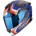 Produktbild: Scorpion Exo-1400 Evo II Air Linart Integralhelm Schwarz / Blau / Rot S