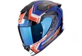 Produktbild: Scorpion Exo Motorradhelm Scorpion Exo-1400 Evo II Air Linart Integralhelm Schwarz / Blau / Rot (1er Set)