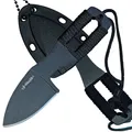 Produktbild: HALLER Neck Knife mini Ganzstahlmesser Kordelwicklung Kunststoffscheide Kette