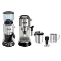 Produktbild: DeLonghi Espressomaschine Dedica Style ECKG 6821.M, Barista Bundle, mit Milchaufschäumer und Kaffeemühle